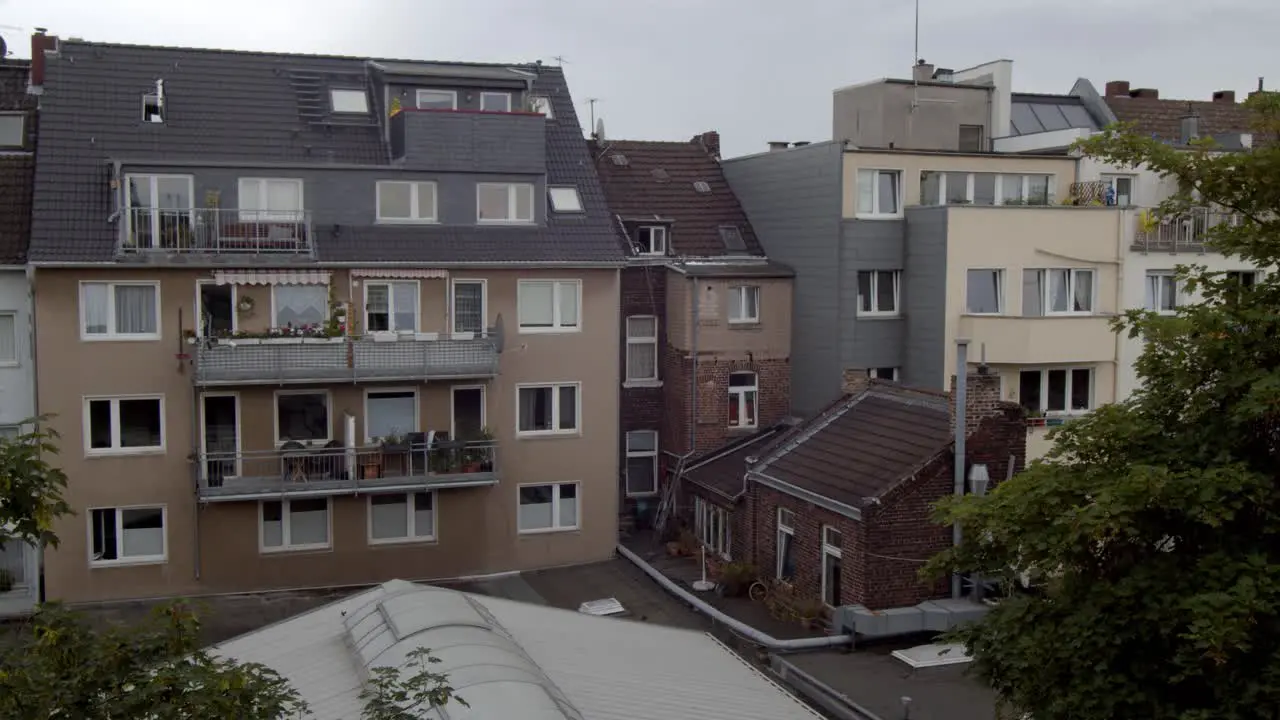 Typical houses of the 70s and 80s in Cologne Germany 2019