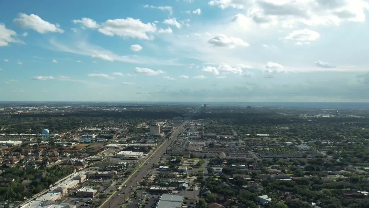 hyperlapse over 10 th street in McAllent TX