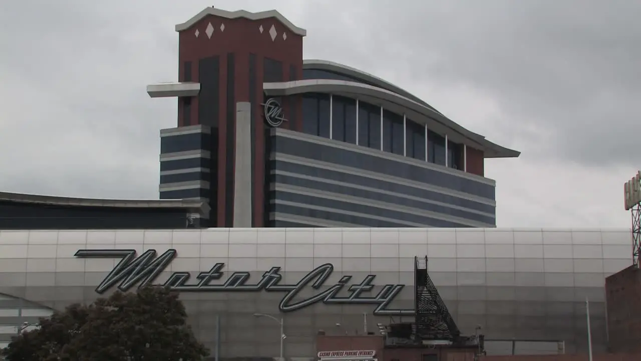 Medium shot of MotorCity Casino Detroit Michigan USA