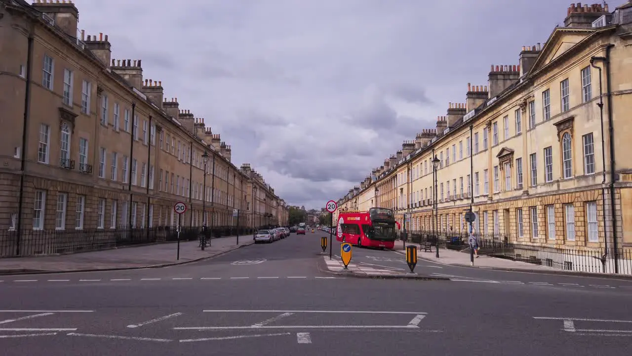 Great Pulteney Street Bath UK from the Holburne Museum