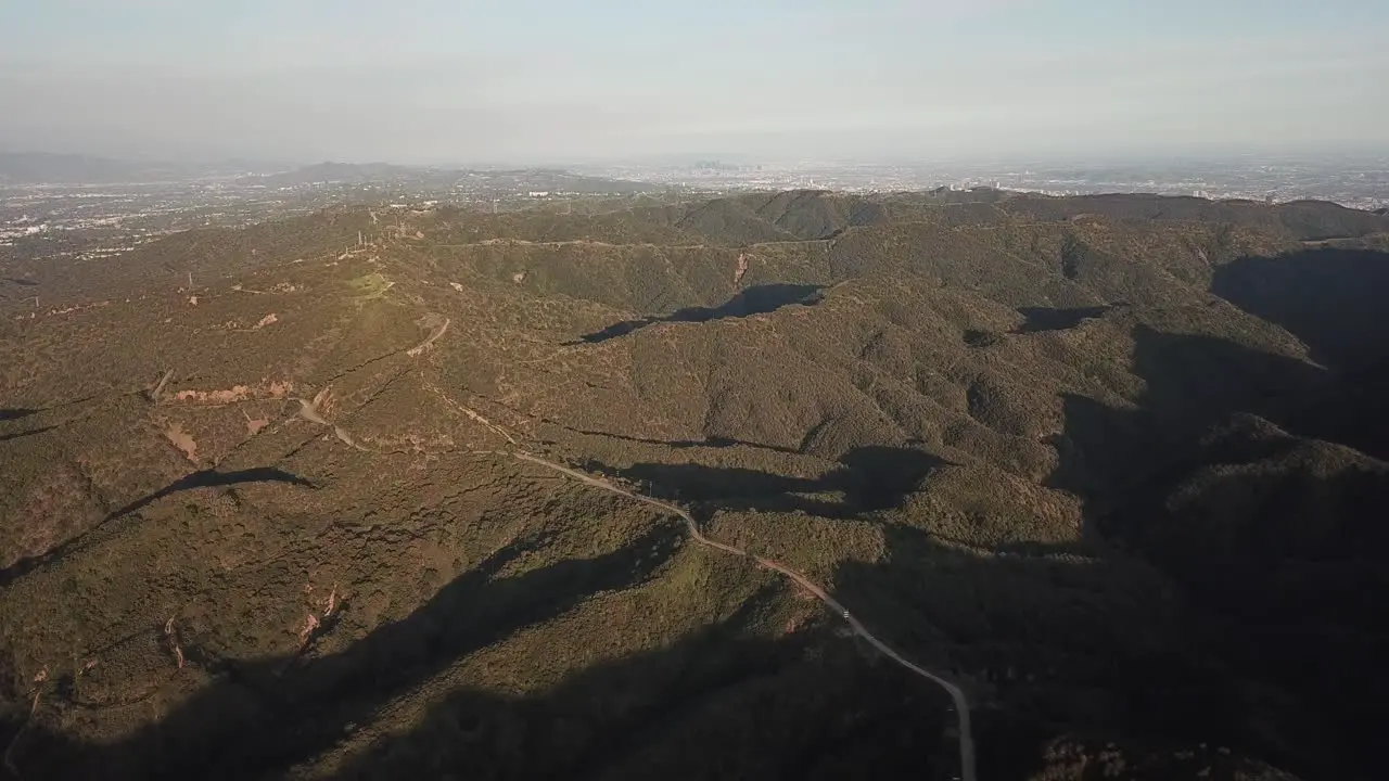 Santa Monica Mountains Aerial View