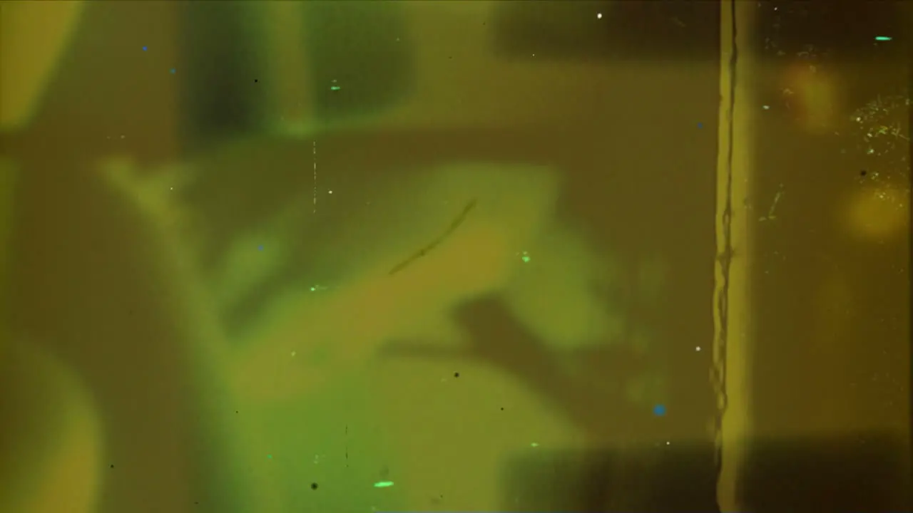 Film Leader With Sprocket Holes And Pulsing Color (Loop)