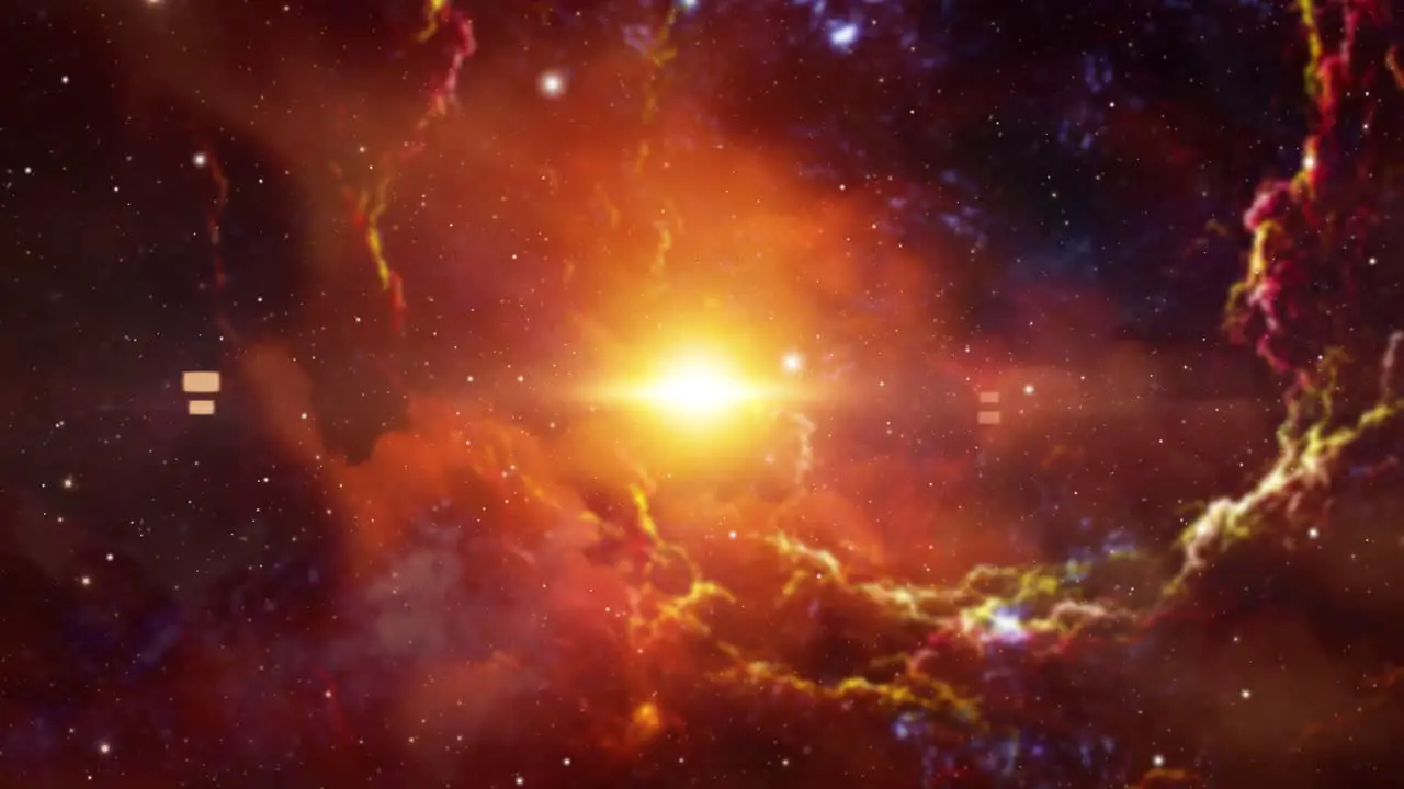 nebulae animated nebulae clouds with light flares