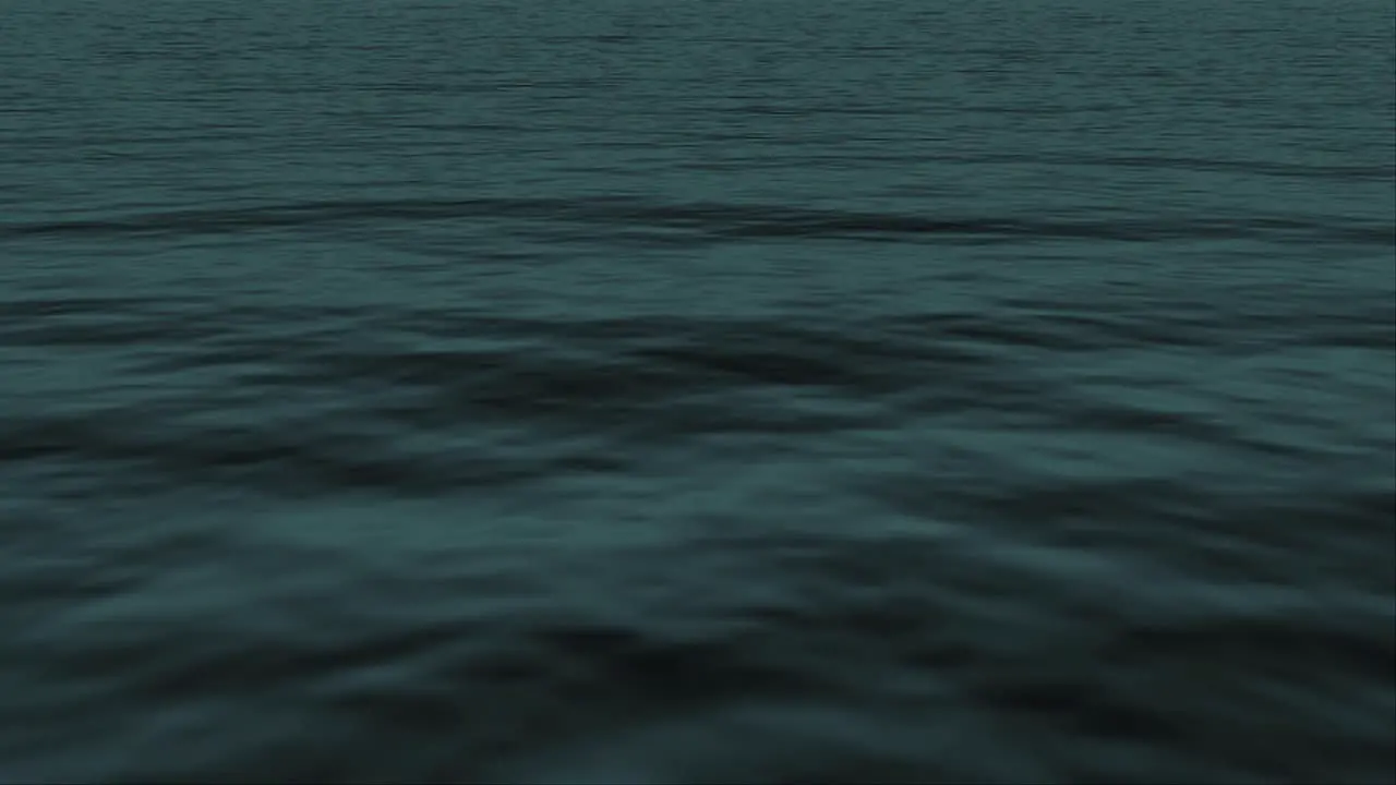 Ocean Waters Ripple In The Dusk (Loop)