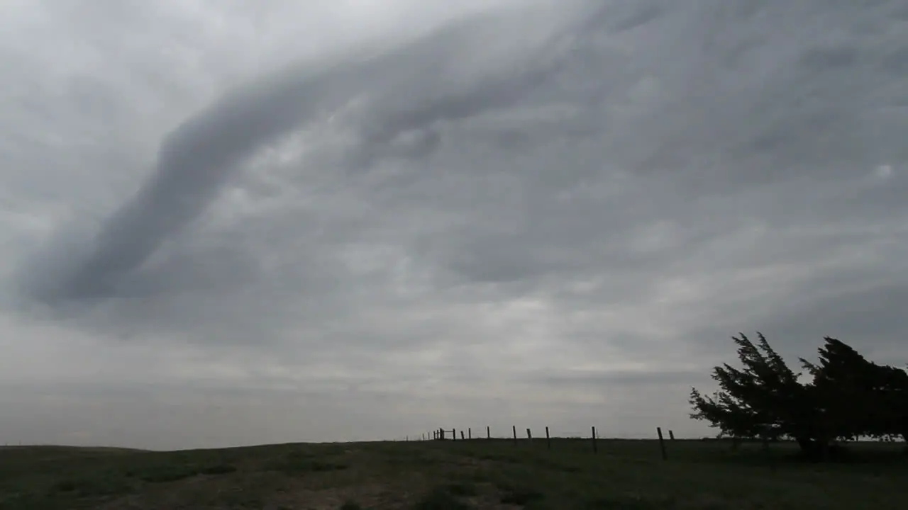 Kansas Clouds over Plains