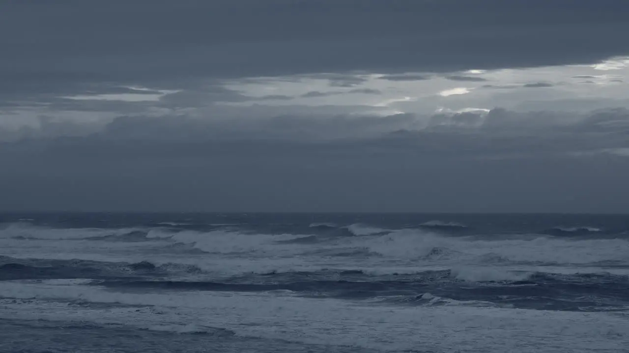 Oregon Cloudy Evening On Coast