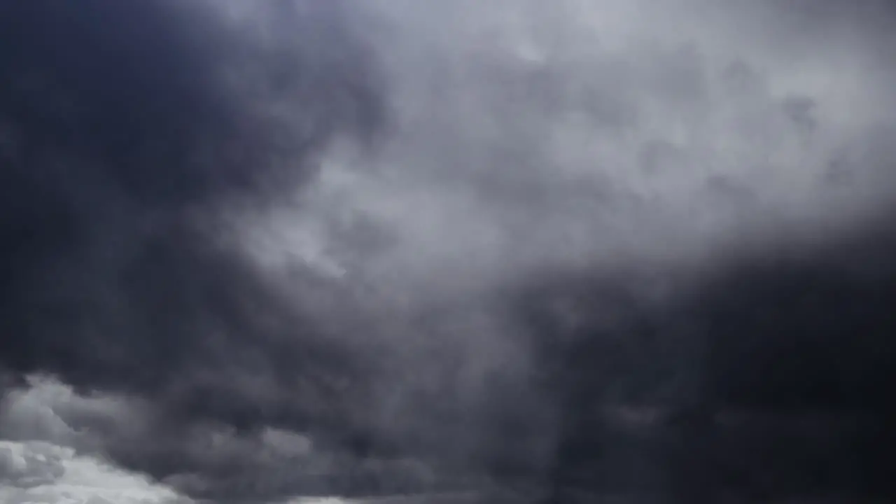 timelapse of dark clouds in the sky 4K