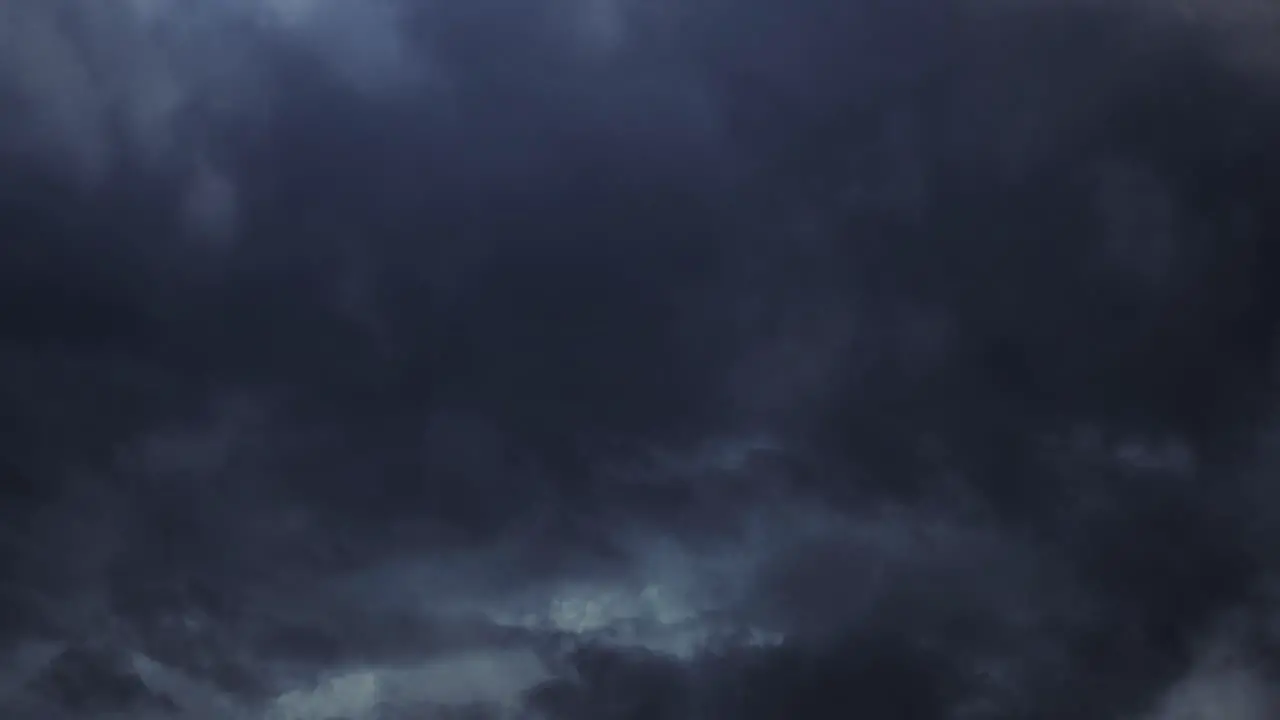 4k Lightning From Supercell Thunderstorm