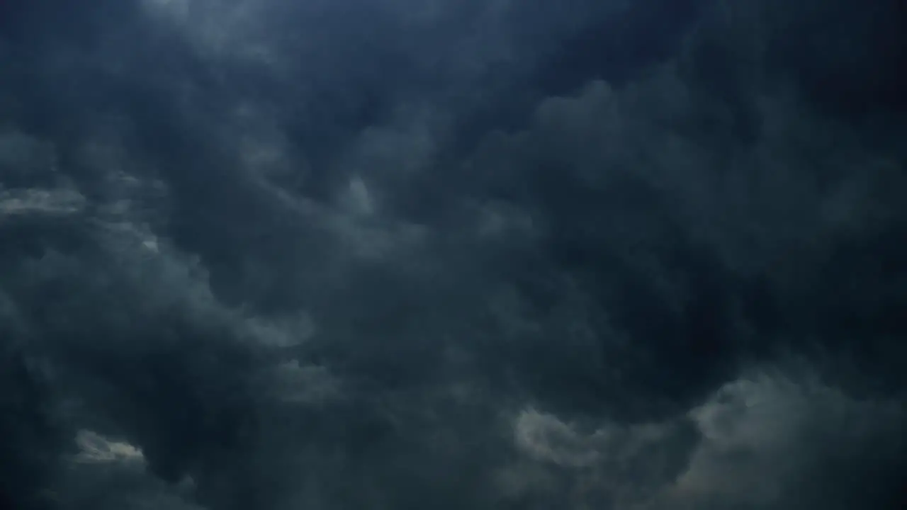 4K Storm clouds dramatic with black clouds and moody sky