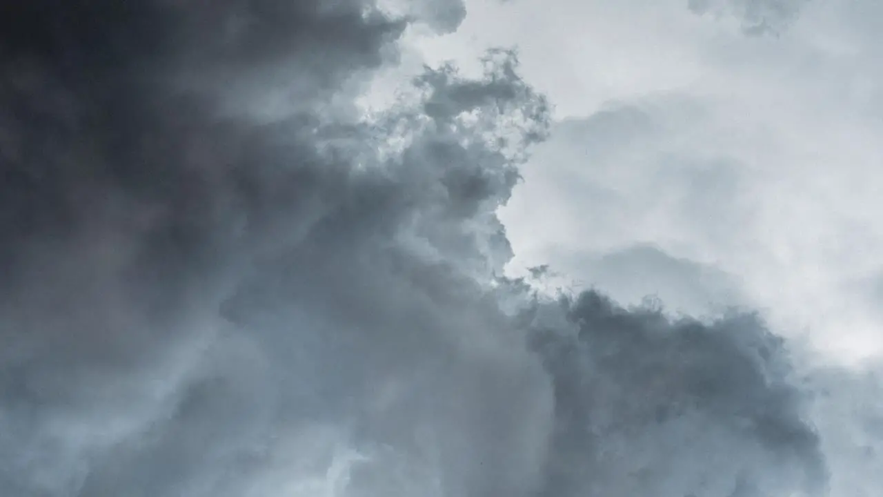 Thunderstorms Clouds With Thunder And Lightning