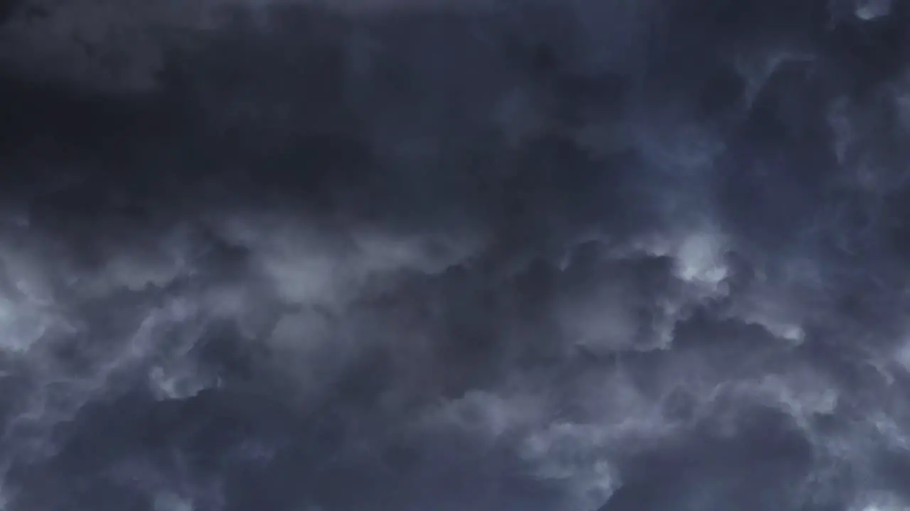 thunderstorms Dark threatening thunderclouds 4k