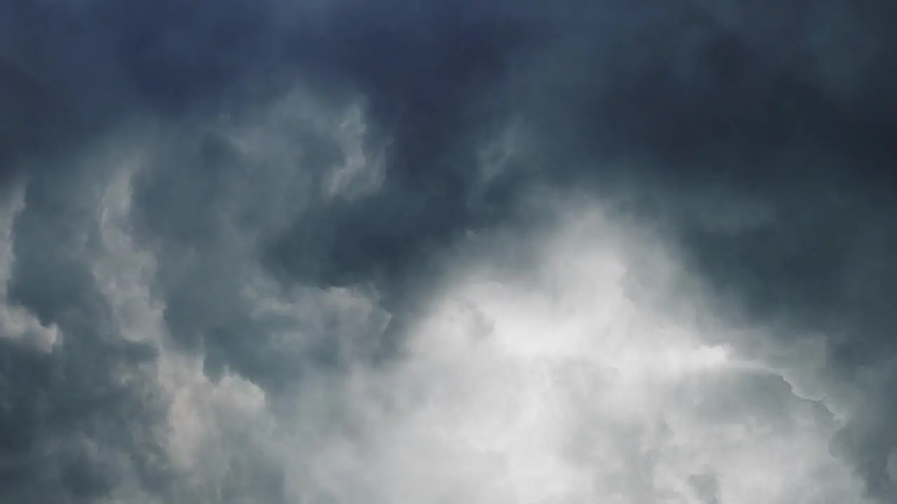 thunderstorm thunder that occurred inside the thick clouds