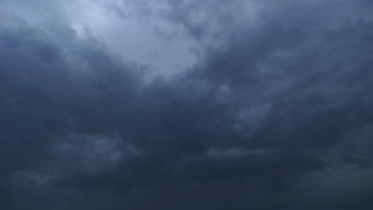 4K timelapse dark clouds in the sky about to rain