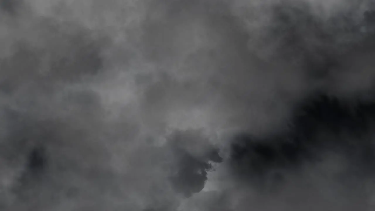 dark clouds with thunderstorms inside