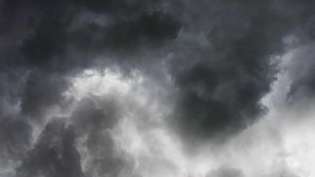 thunderstorm over dark sky 4k