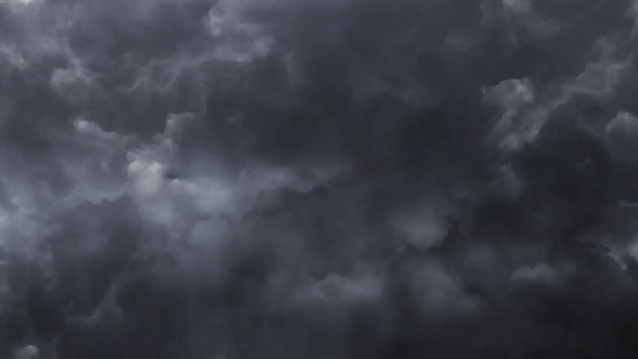 thunderstorm Dark sky with beautiful black clouds before storm