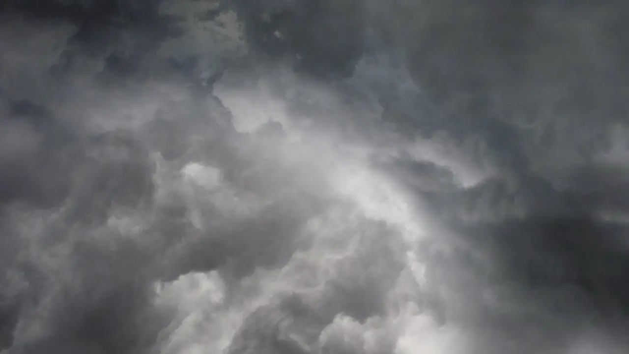 view of cumulonimbus clouds and thunderstorm