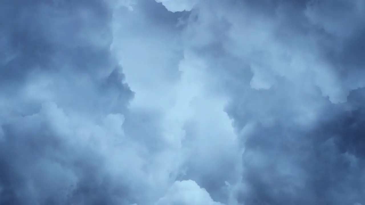 4k The Big Powerful Storm Clouds