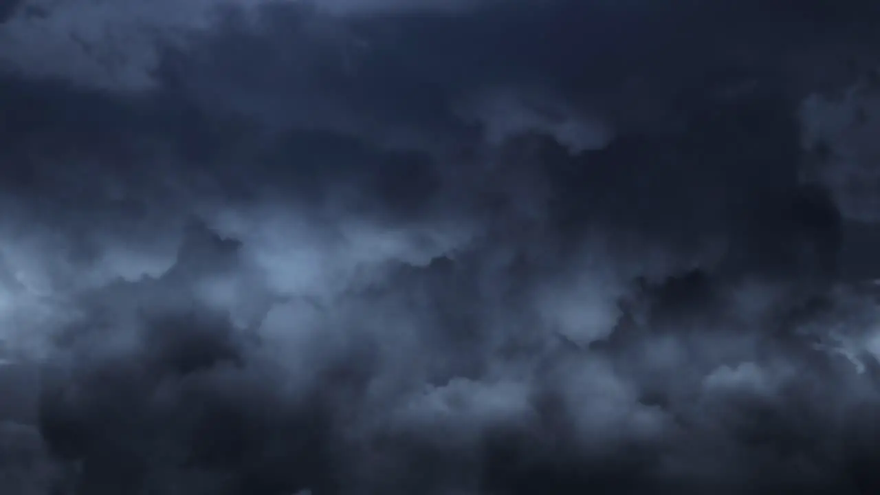 4k Rain Clouds and Dark Storm Clouds