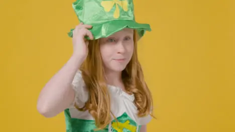 Close Up of Little Girl in Costume