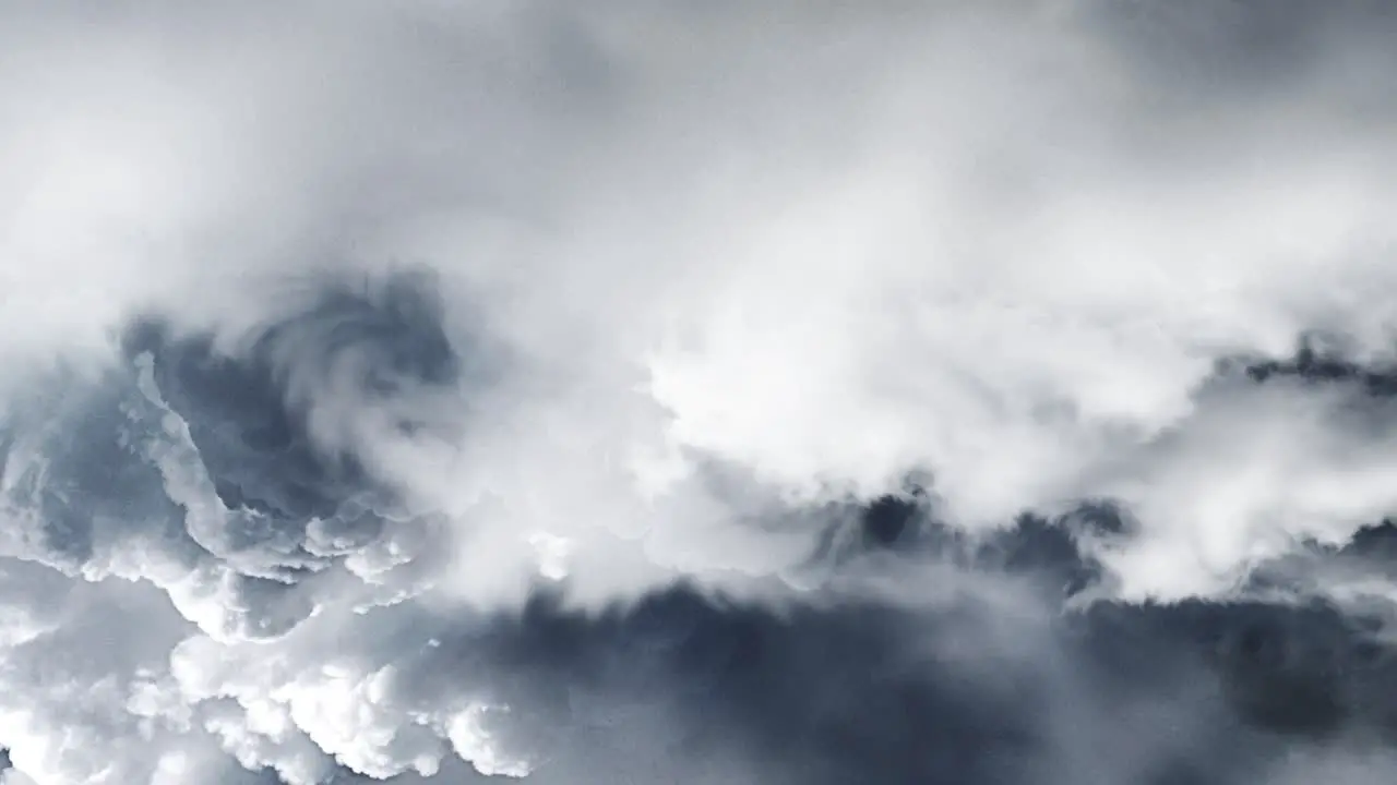 Dark Storm Clouds And Lightning Bolts