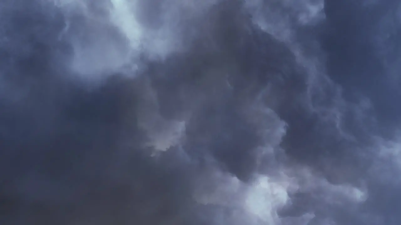 thunderstorm Dramatic stormy clouds 4k