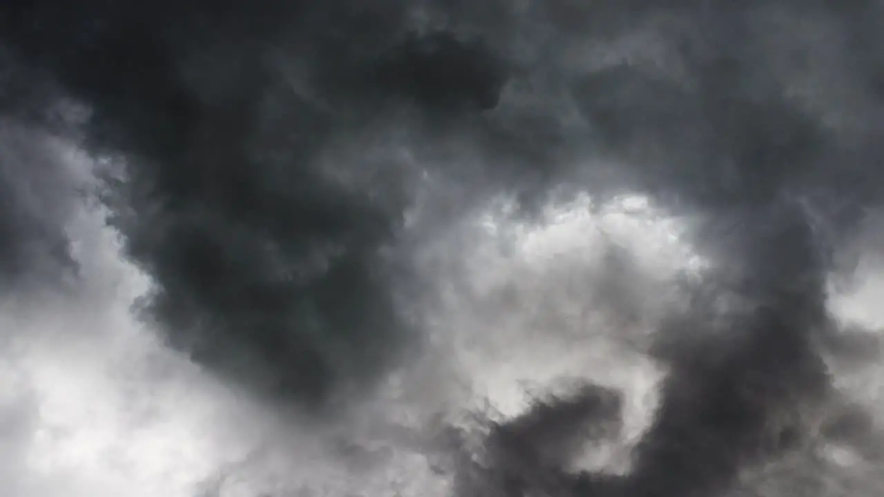 dramatic thunderstorm in the sky