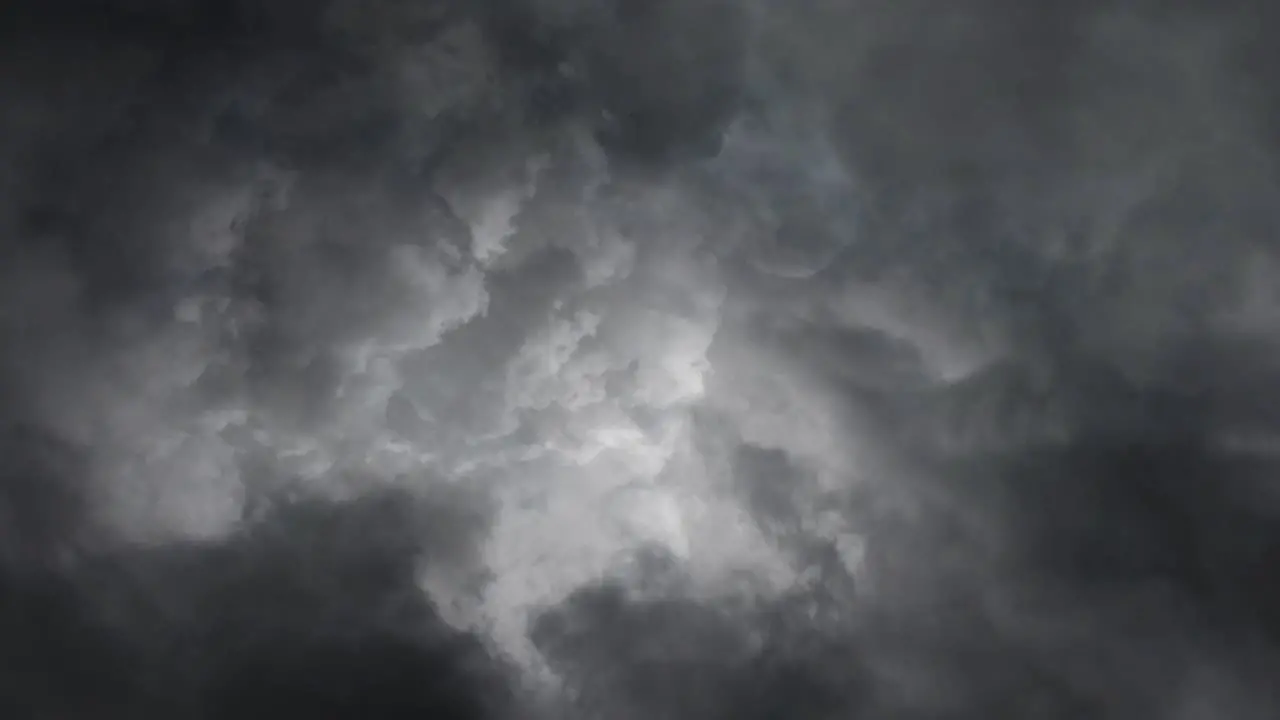 clouds and lightning storm time lapse