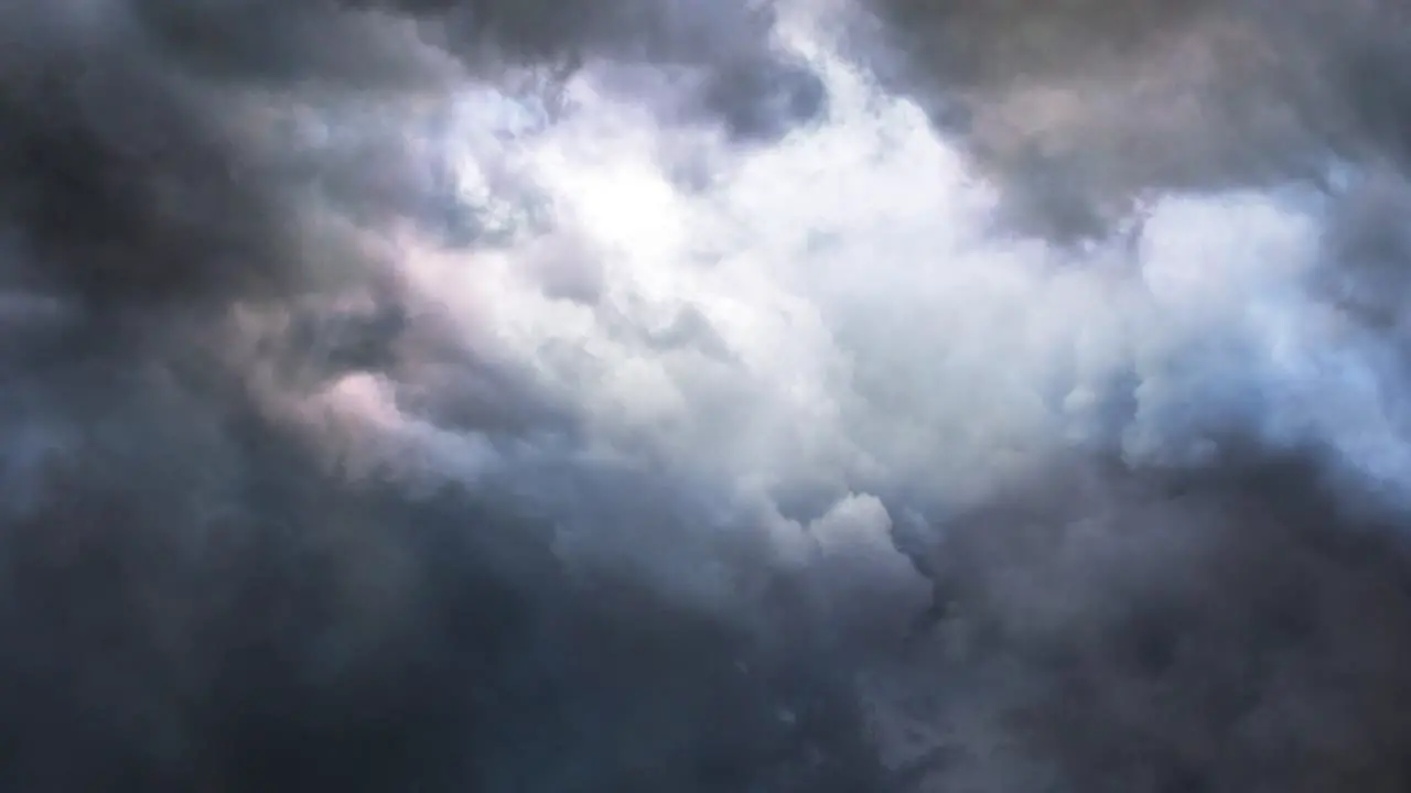 a dramatic clouds and lightning storm