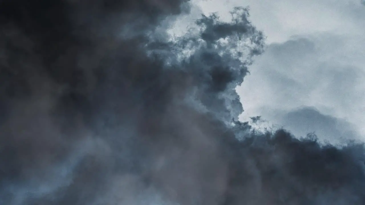 Thunderstorm Clouds With Lightning 4K Timelapse Loop