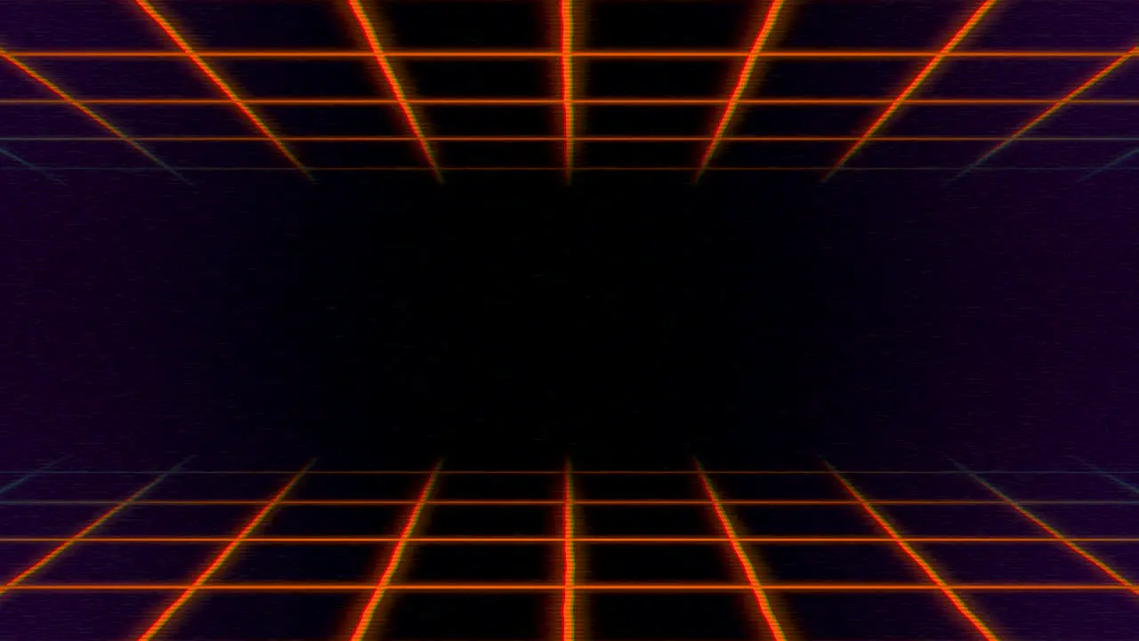 Motion retro orange and red lines on abstract background