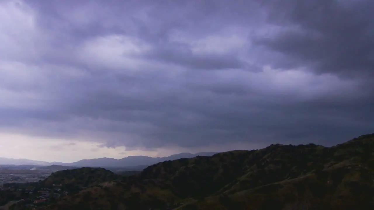 Dark clouds move across the sky as a storm approaches 2