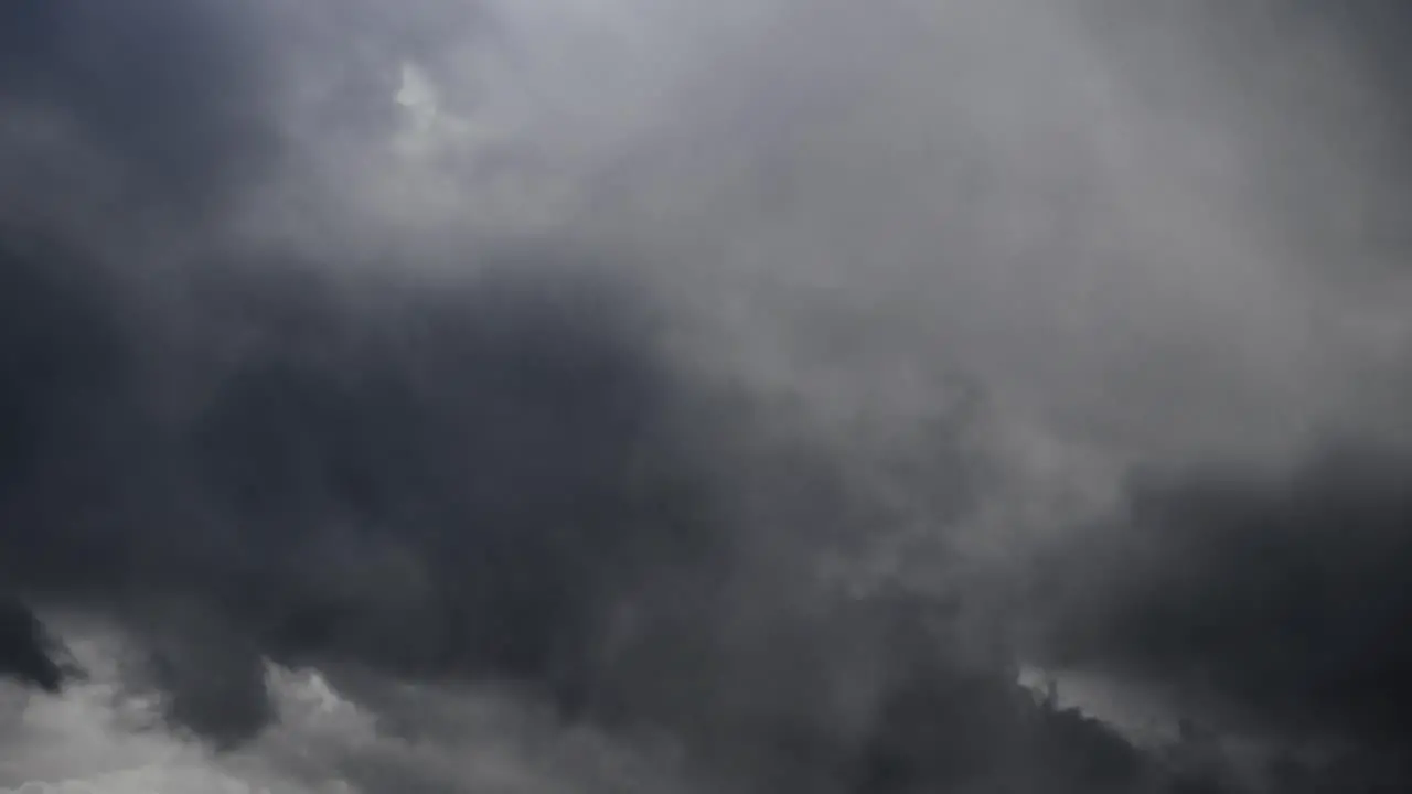 timelapse cumulonimbus clouds in the sky 4k