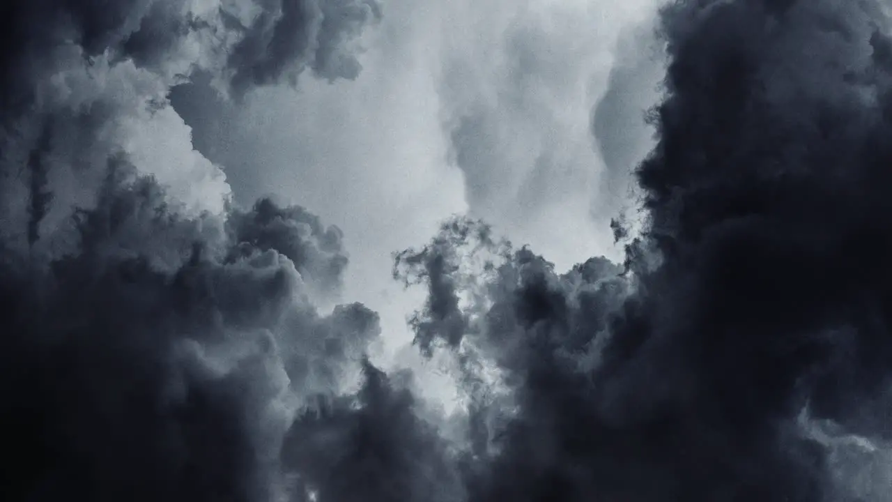 Dark And Ominous Storm Clouds 4K