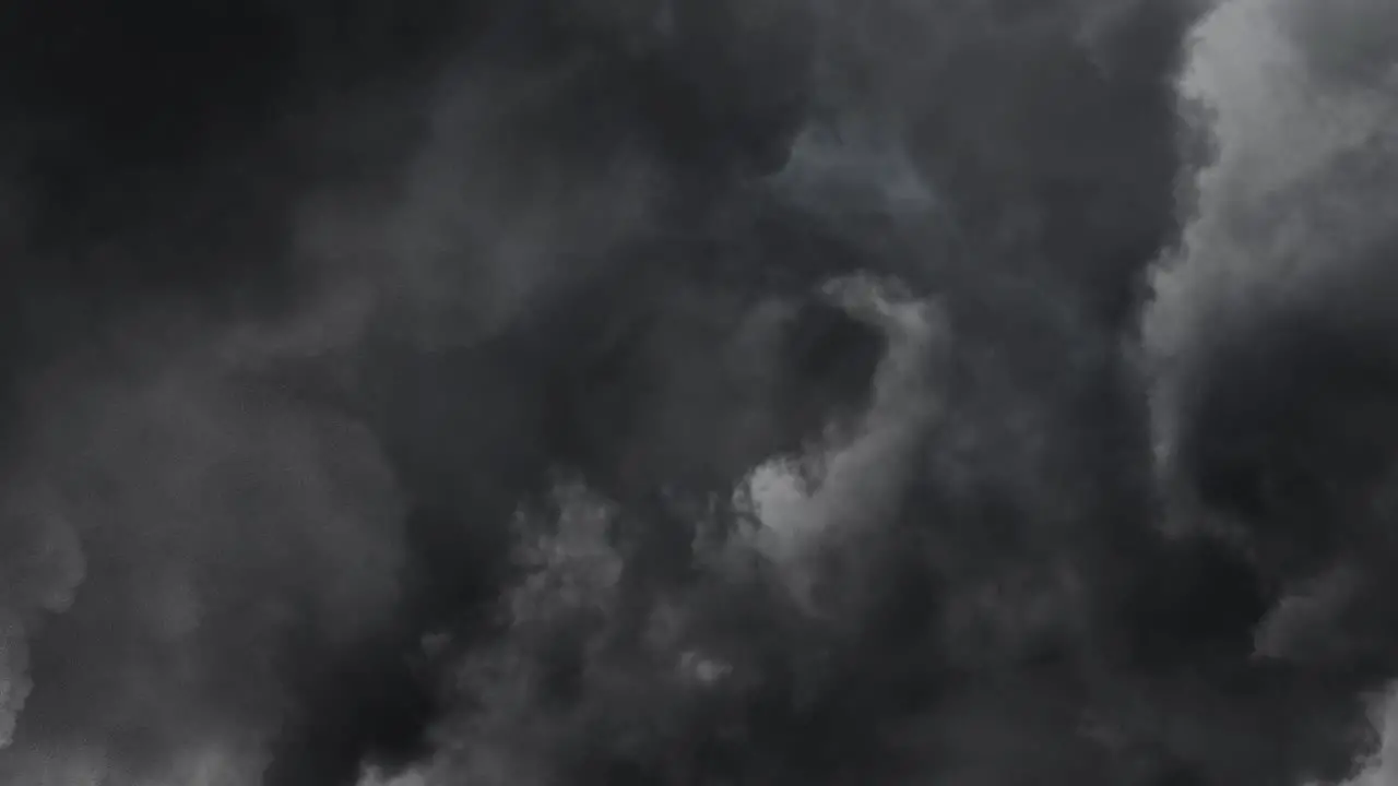 A Storm In Dark Clouds 4K Thunderstorms