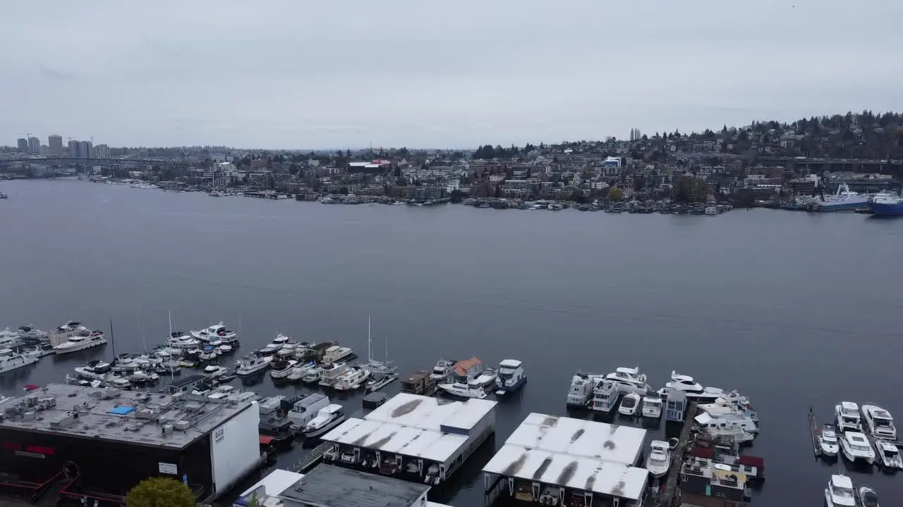 Aerial View of Seattle city center