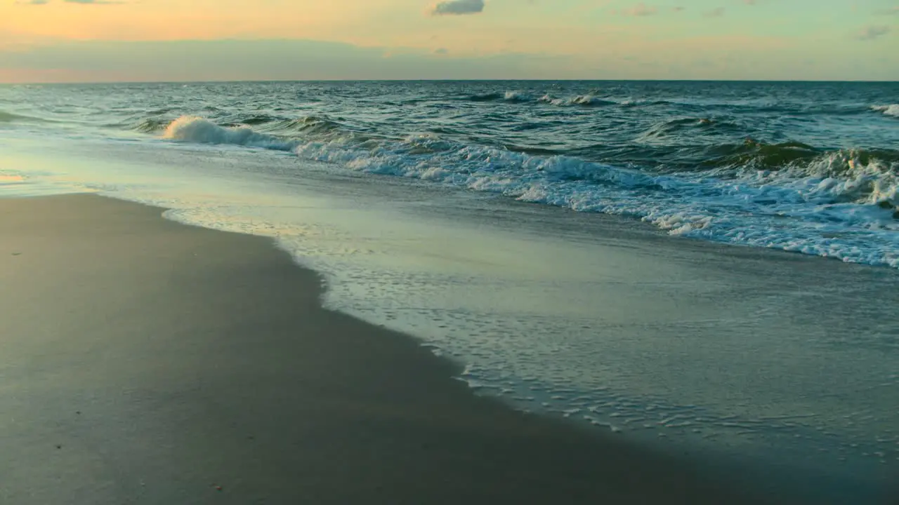 Ocean Shore at Sunrise in Pensacola Beach Florida