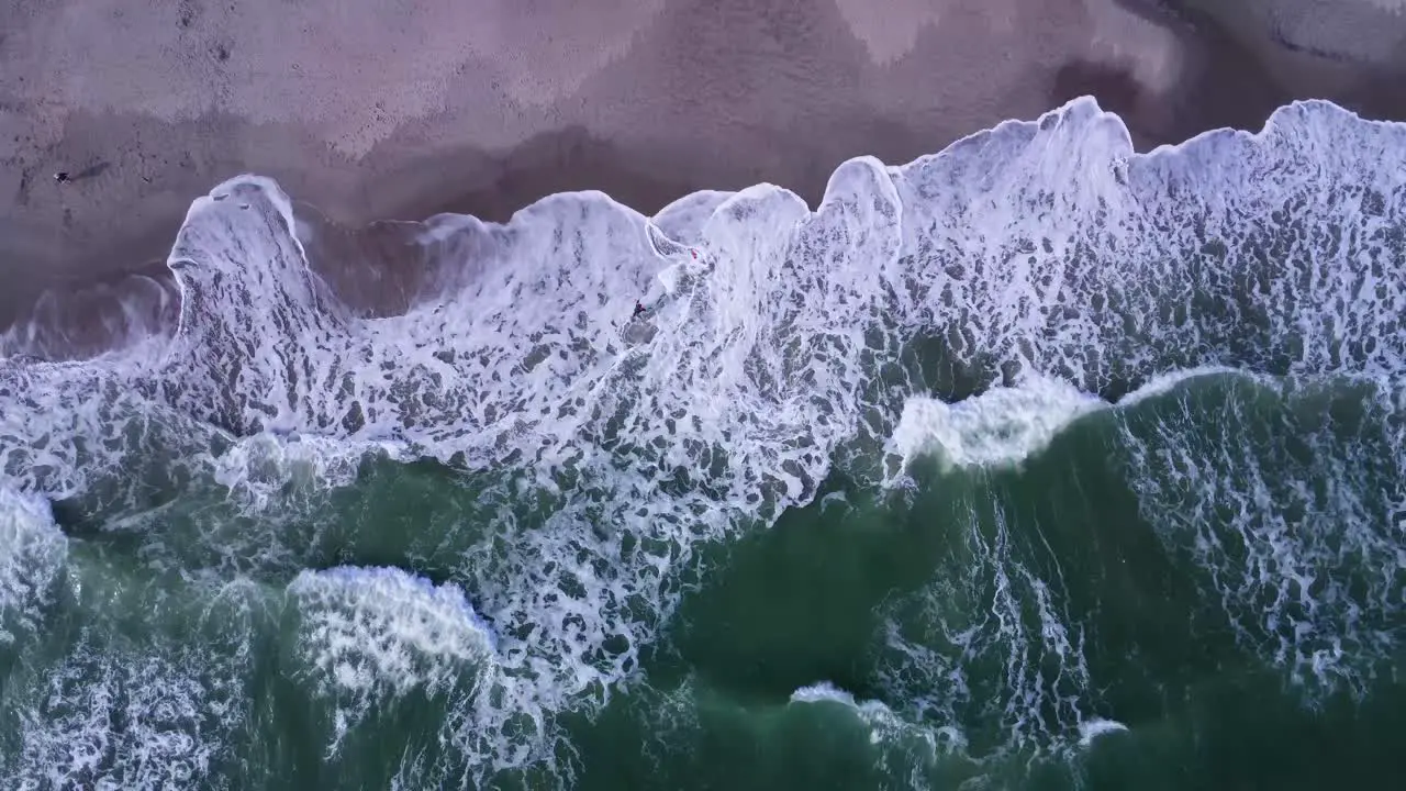 Beach Shoreline From The Air