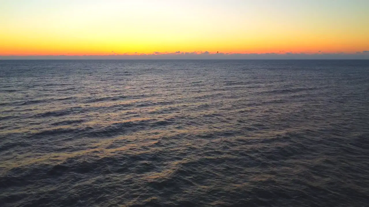 Warm Early Morning Beach Sunrise