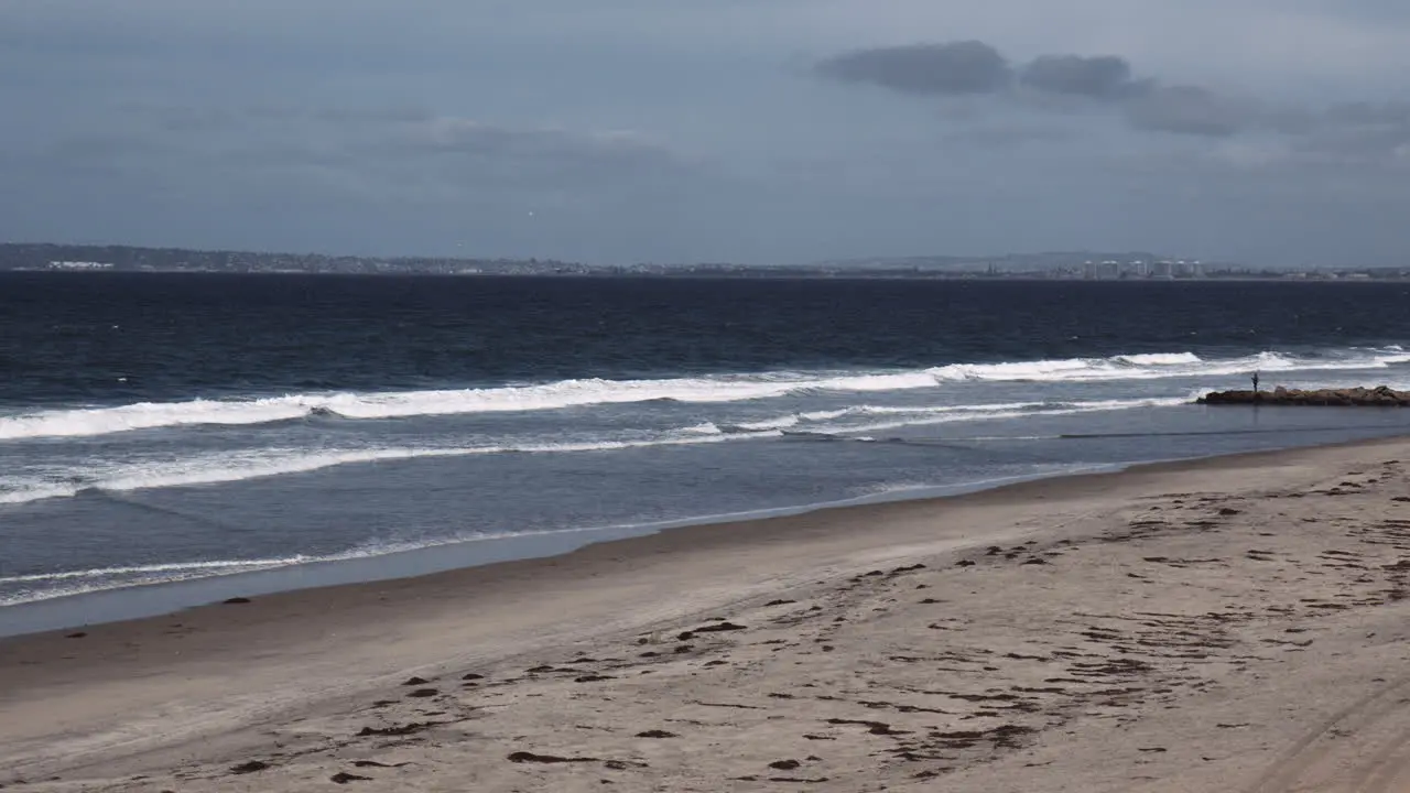 Sweeping Ocean Views On The Imperial Beach In San Diego County California USA