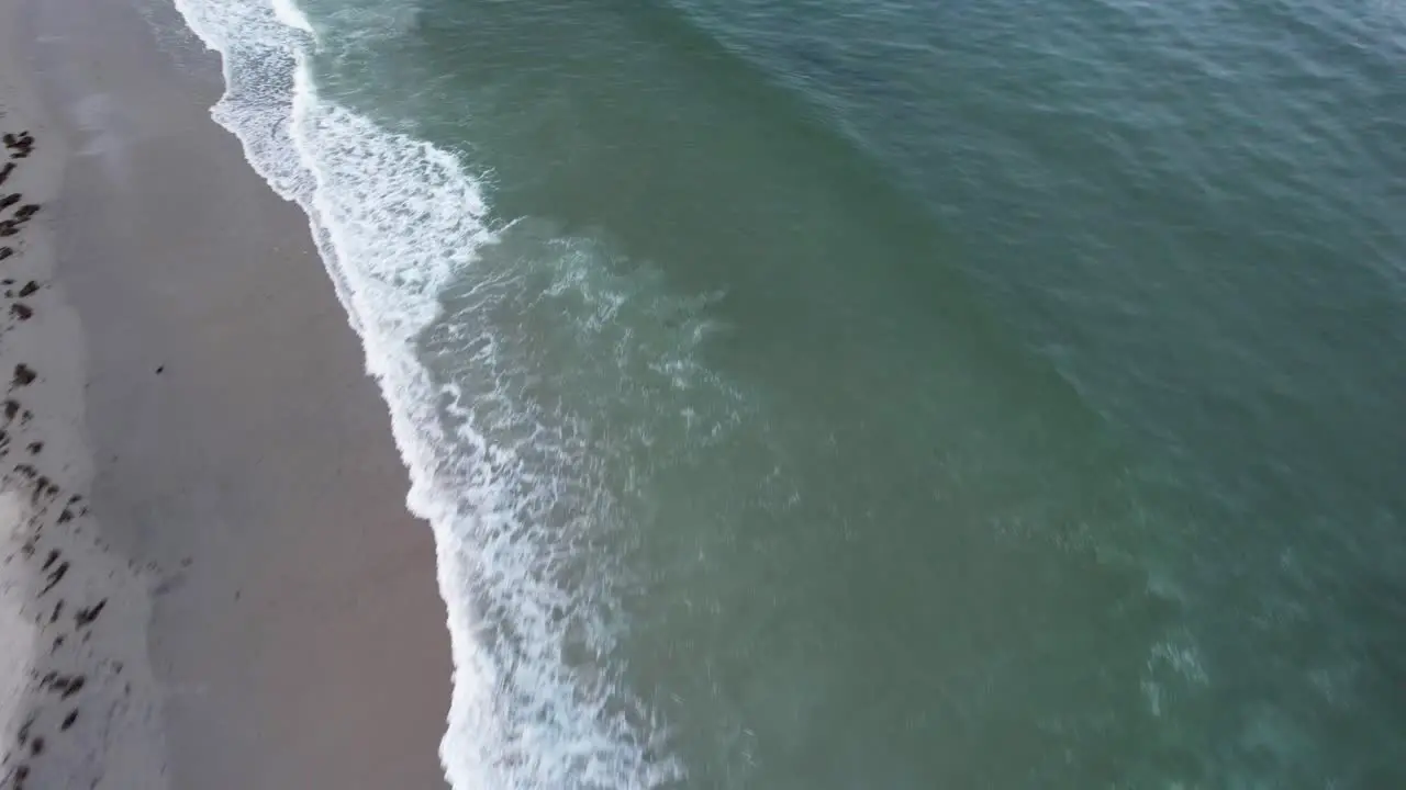 Ocean Waves crash on a New Jersey beach