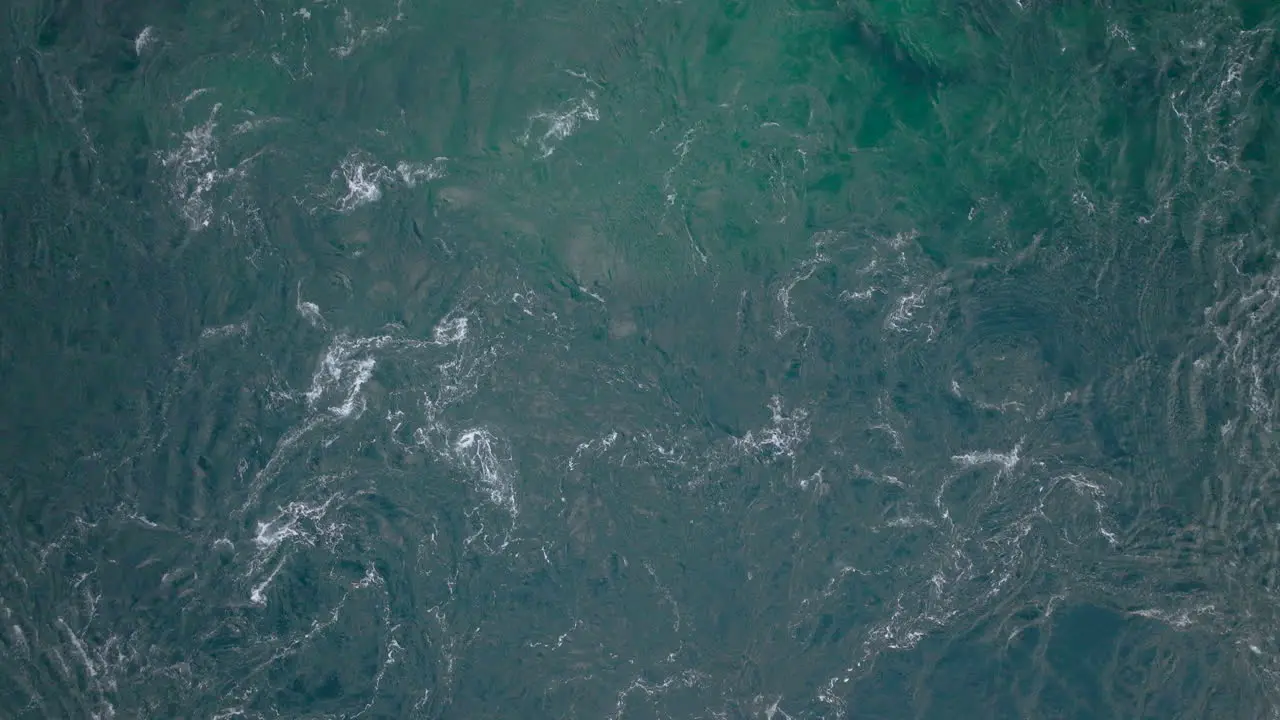 Ocean waves on coast of Norway