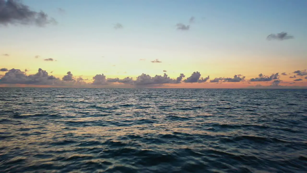 Florida Aerial With Early Morning Light Over Ocean