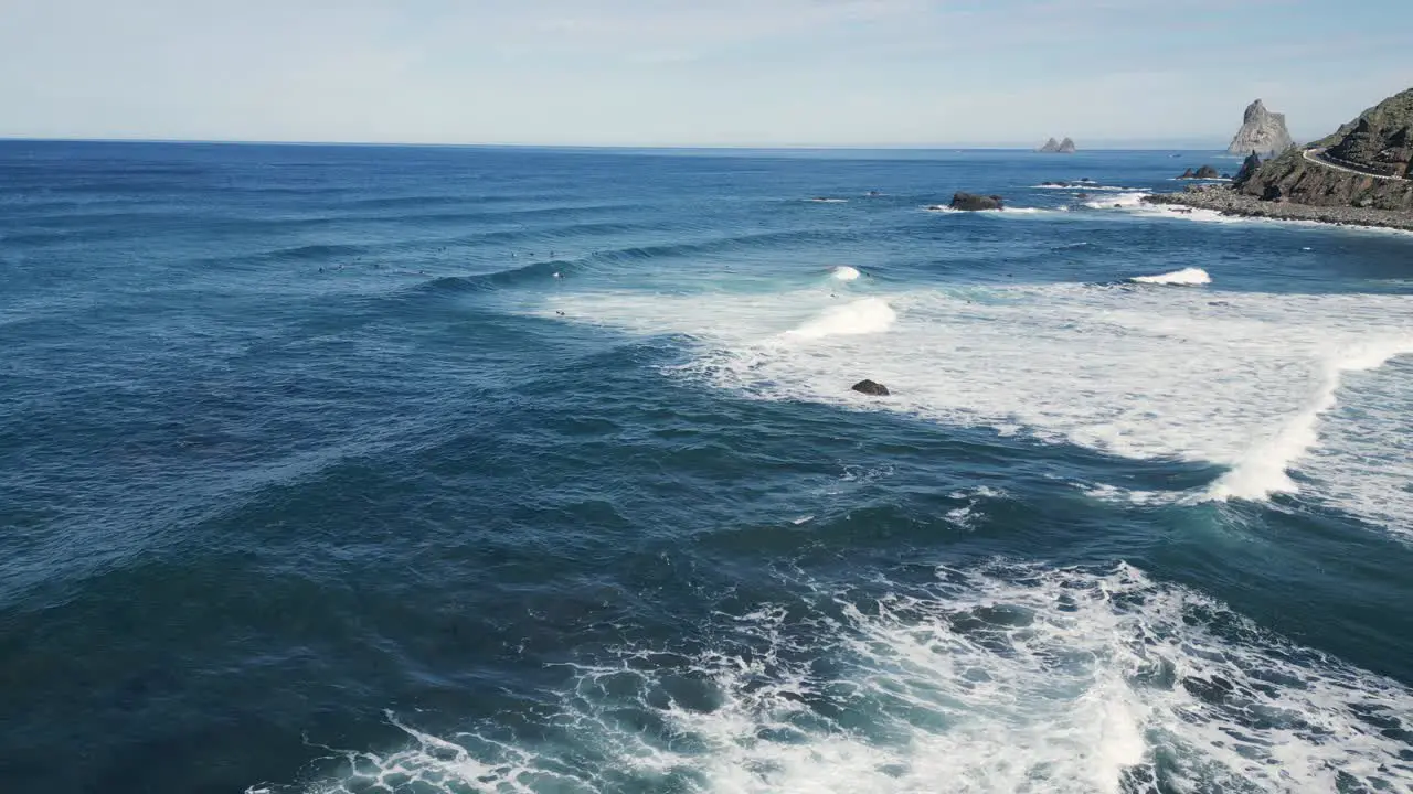 Aerial view of Playa de Almáciga in Tenerife