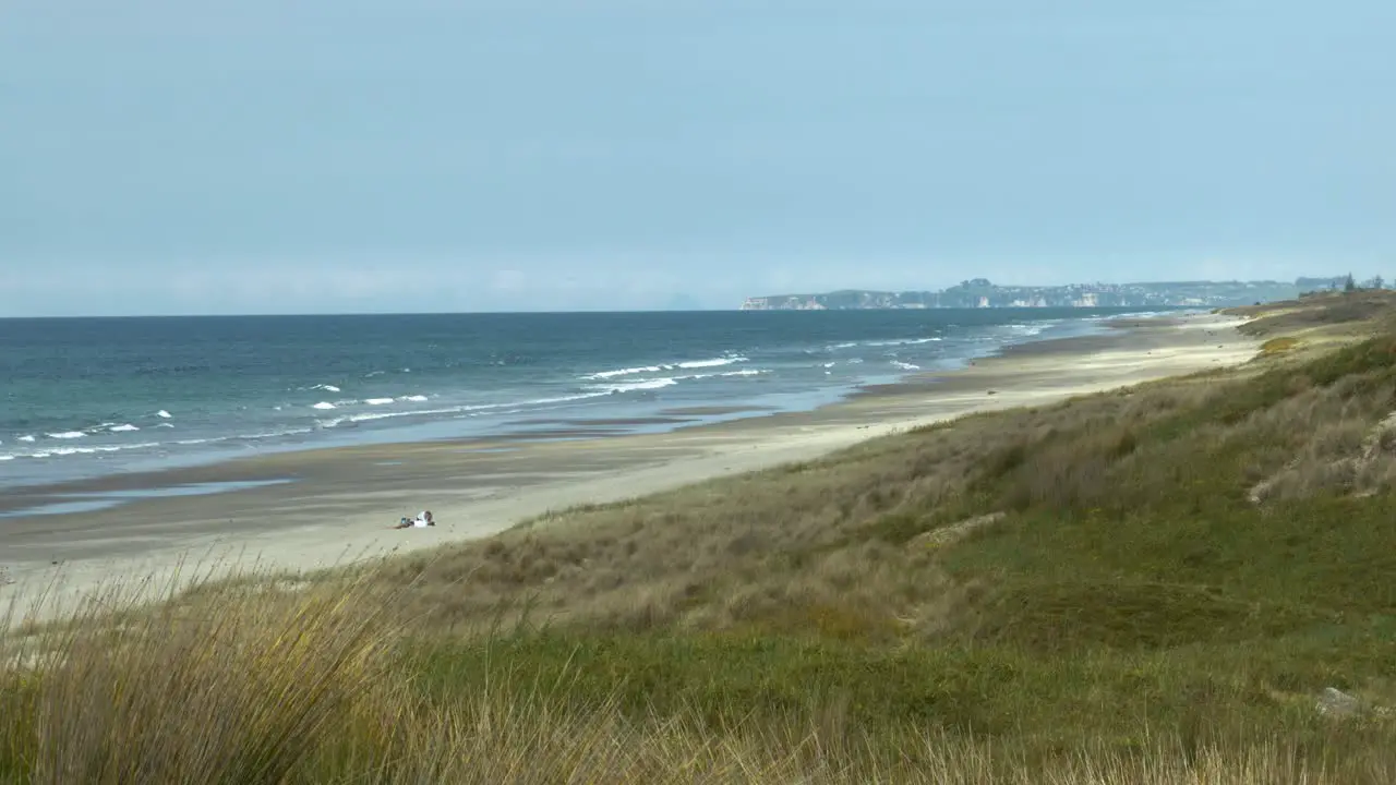 Couple all alone on beach