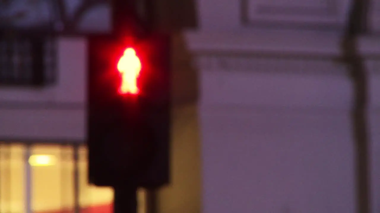 Pedestrian Crossing at Night