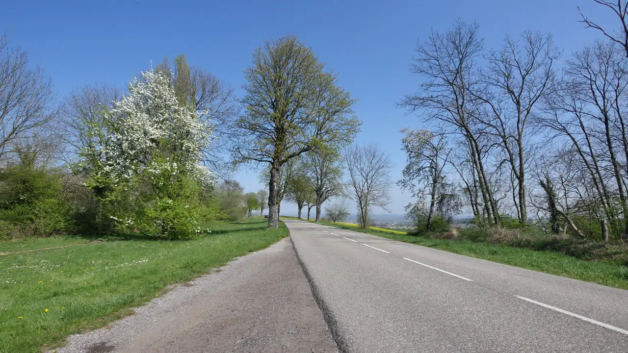 France Alsace Highway Motorcycles With Sound