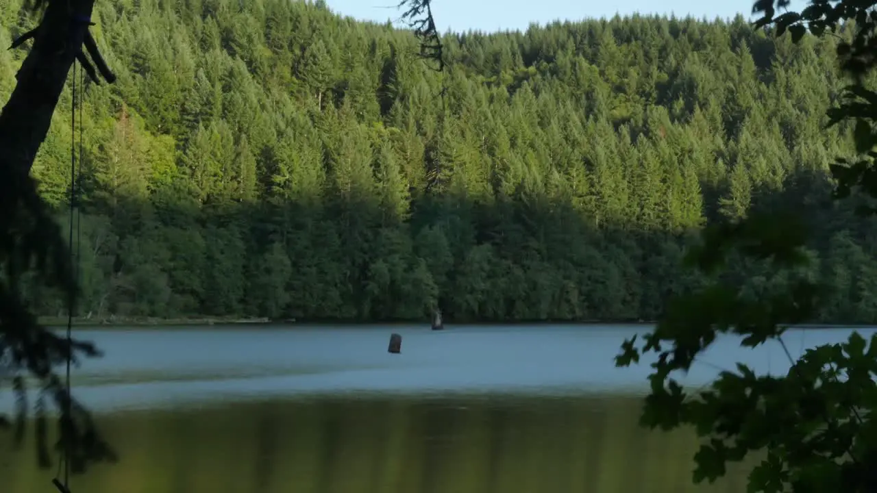 Time-Lapse of Mountains in Evening