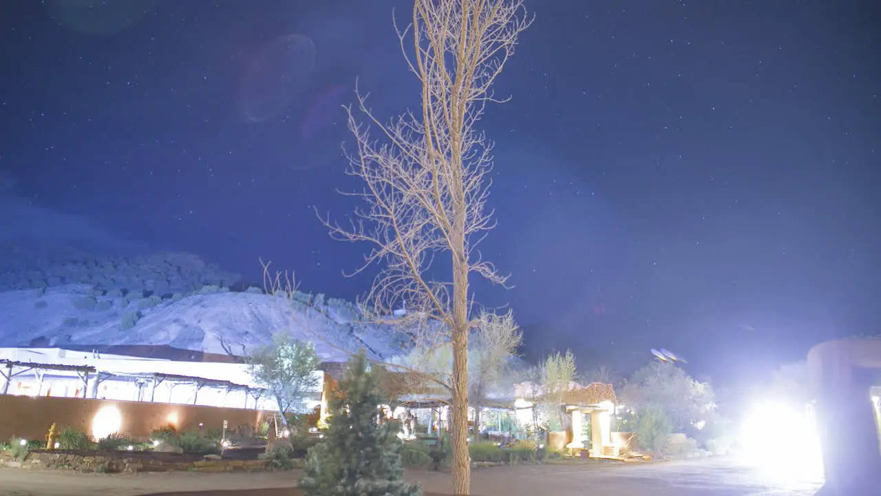 Starlapse Adobe Buildings Countryside