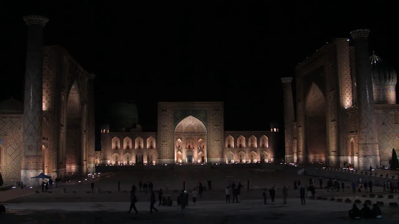 Registan Square at Night